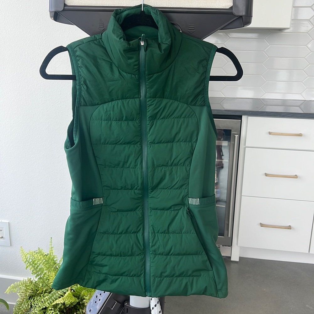 Green Lululemon Push you pace Vest